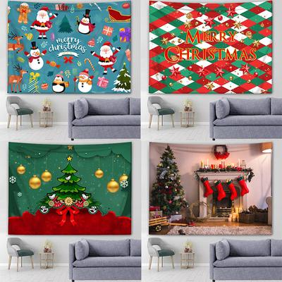 Christmas Background Cloth Hanging Cloth Girl's Bedside Tapestry Dormitory Wall Cloth Art Hanging Picture