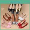 Shoes Womens Black Work New Flat Soft Bottom Small Shoes Shallow Mouth Casual Boat Shoes Comfortable Single Shoes Women