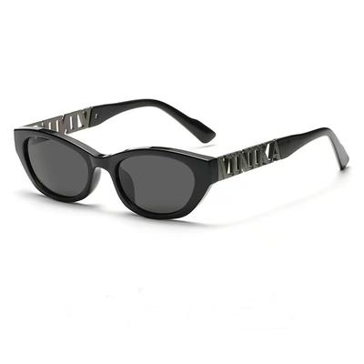 European American Style Sunglasses Women Cat Eye Shape Uv400 Protection Women Sun Glasses Travelling Hiking Man Sunglass