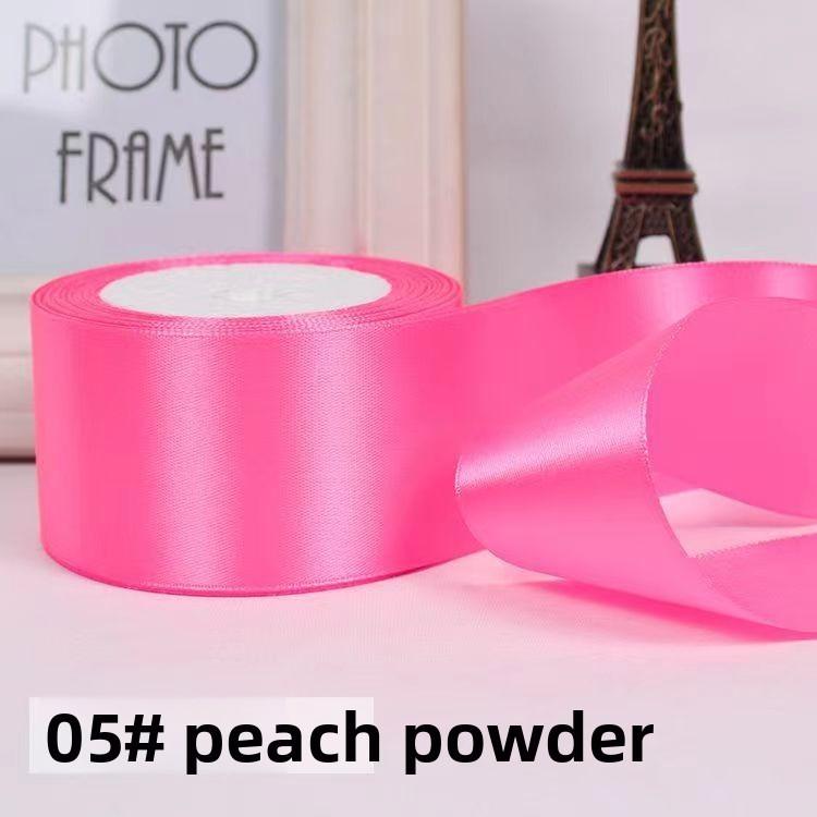 Satin Ribbon For Gift Wrapping And Floral Decoration 5cm Wide Silk Tape For Crafts And Events