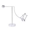 Balance Art Sculpture Interactive Kinetic Decoration Surfing Figure Skier Balancing Tabletop Figurine for Stress Relief Home Office Desk Shelf