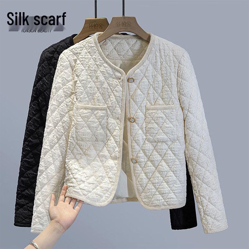 

Женская стеганая однобортная куртка с подкладкой XL