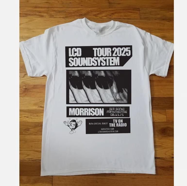 lcd soundsystem 2025 tour T-Shirt Unisex Cotton Tee All Sizes Unisex T-Shirt S