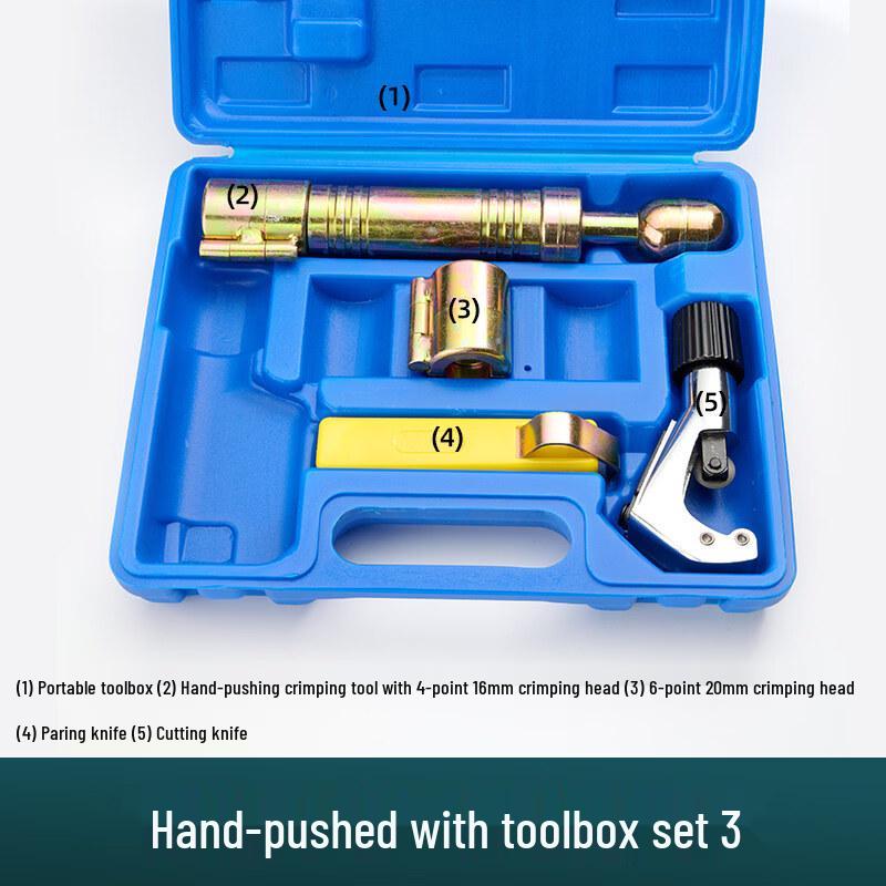 

Manual Corrugated Tube Flaring Tool Set with Toolbox
