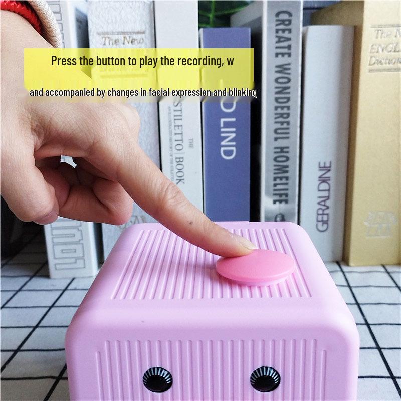 Creative Funny Face Money Box with Voice Learning & Blinking Features