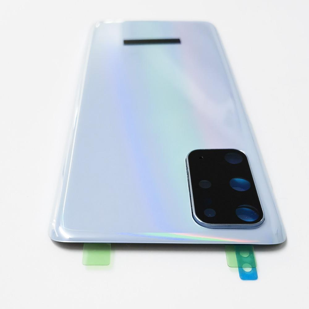 Top Quality Back Cover for SAMSUNG Galaxy S20 Plus Backcover Back Glass Housing with Camera Lens & Adhesive Spare Parts