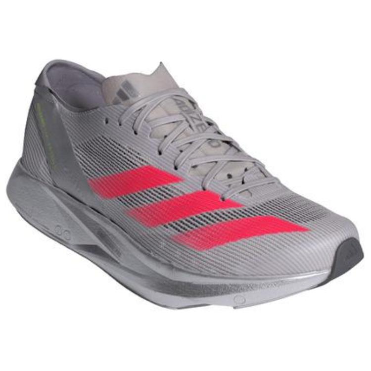 Adidas Adizero Takumi Sen 10 Comfortable Versatile Non-Slip Durable Low-Top Marathon Running Shoes Women sneaker Gray Red IG1980