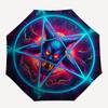 1pc Demon Pentagram Symbol Umbrella with Plastic Handle,Suitable for All Seasons Home Travel Outdoor UmbrellaB1674