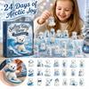 Advent Calendar Days Christmas Countdown 2D Acrylic Hanging Ornament for Holiday Decor