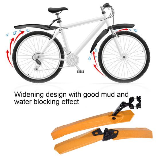 1 Set Bicycle Fender Quick Release Easy To Install Mountain Bike Mudguard Rainy