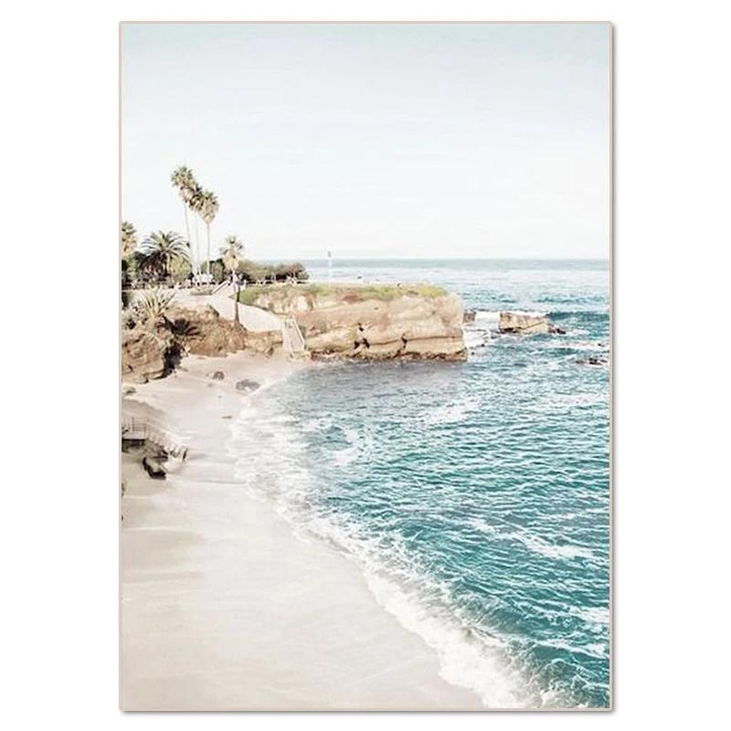 

Озеро, пляжный пейзаж, алмазная живопись, настенное искусство, богемный тростниковый цветок, плакат, мозаика, инкрустация, алмазная вышивка, сделай сам, украшение дома 30x40cm No Framed