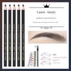 1818 Hengsi Threaded Eyebrow Pencil Waterproof Long-Lasting Non-Fading Henry Eyeliner Pen Two-In-One for Tattoo Artists