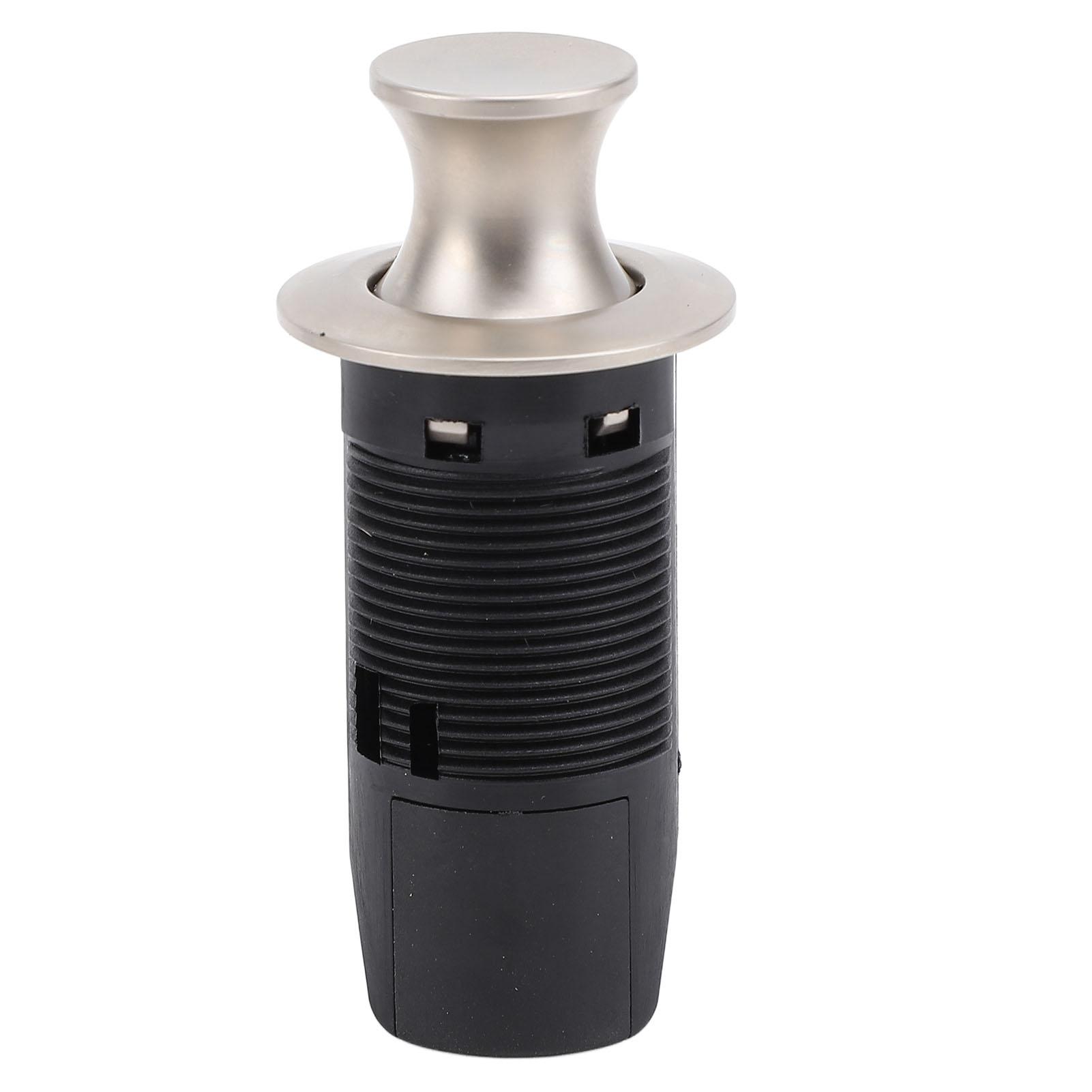 

Cabinet Push Button Lock Stylish Look Keyless Cupboard Drawer Push Button Latch Knob for RV Yacht Motorhome Campervan