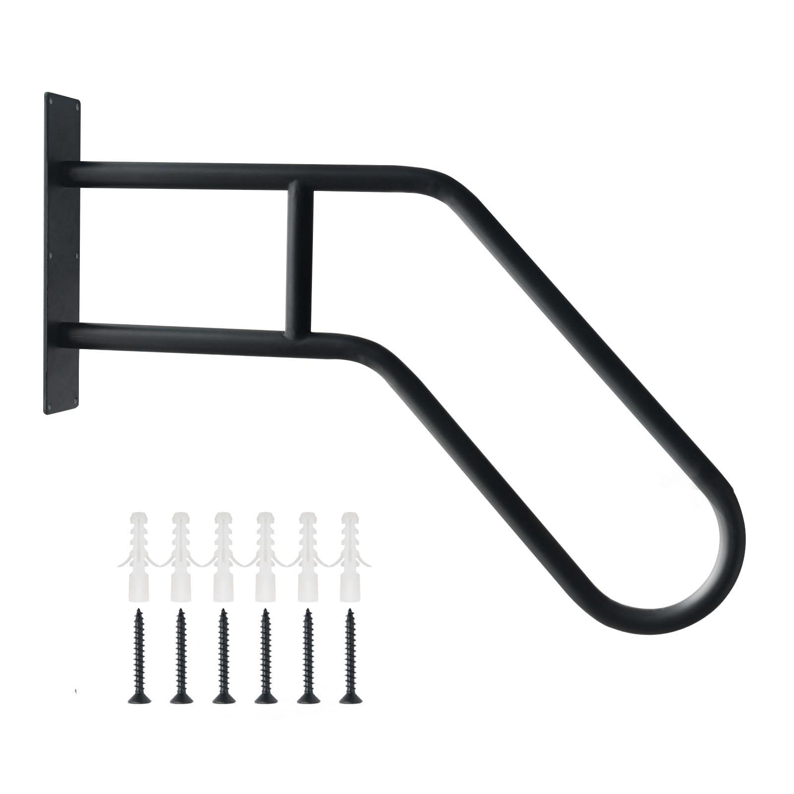 

Уличные ступеньки поручни 1-3 ступени наружная крыльцо лестница U-образная настенное крепление поручни безопасности для пожилых людей Black