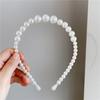 Modyle Fashion Full Pearl Hairbands Elastic Flower Women Hair Hoop Bands Headband Bezel Girls Hair Accessories Headdress
