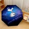 Tottenham Hotspur FC Automatic 3‑Fold Umbrella 8‑Rib Windproof Folding Umbrella Sun Rain Protection For Outdoor Travel Daily Use