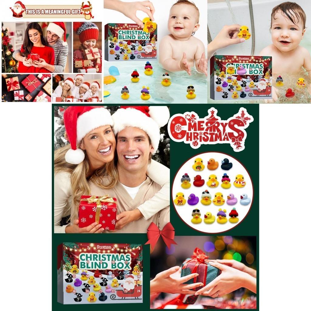 Unique Christmas Themed Rubber Ducks Advent Calendar For Kids