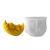 Moon Rabbit Silicone Candle Molds Easy Releasing Moulds Silicone Texture for Creative Candle Making and Unique Gifts