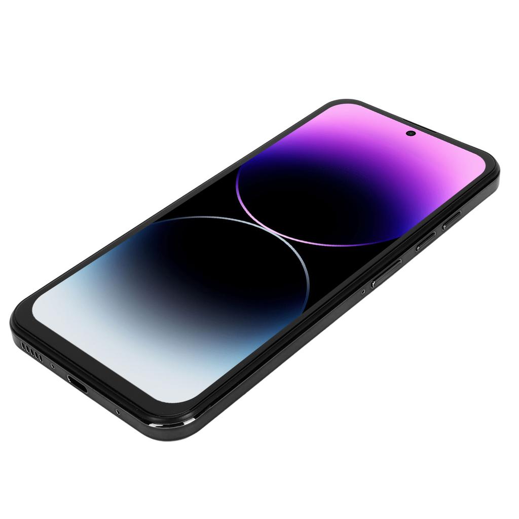 I14 PRO MAX 6.7in Face Unlocked Smartphone Perforated Screen 4G Network 2.4GHz 5GHz WiFi 8GB RAM 256GB ROM Dual SIM