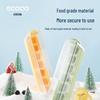 ecoco 21-Fächer Silikon-Eiswürfelform mit Deckel