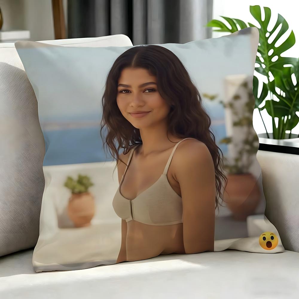 Movie Zendaya Cushion Cover Cushion Cover Set 4Pcs 50X50 45X45 40X40 Pillowcase Decorative Sofa Home Decor