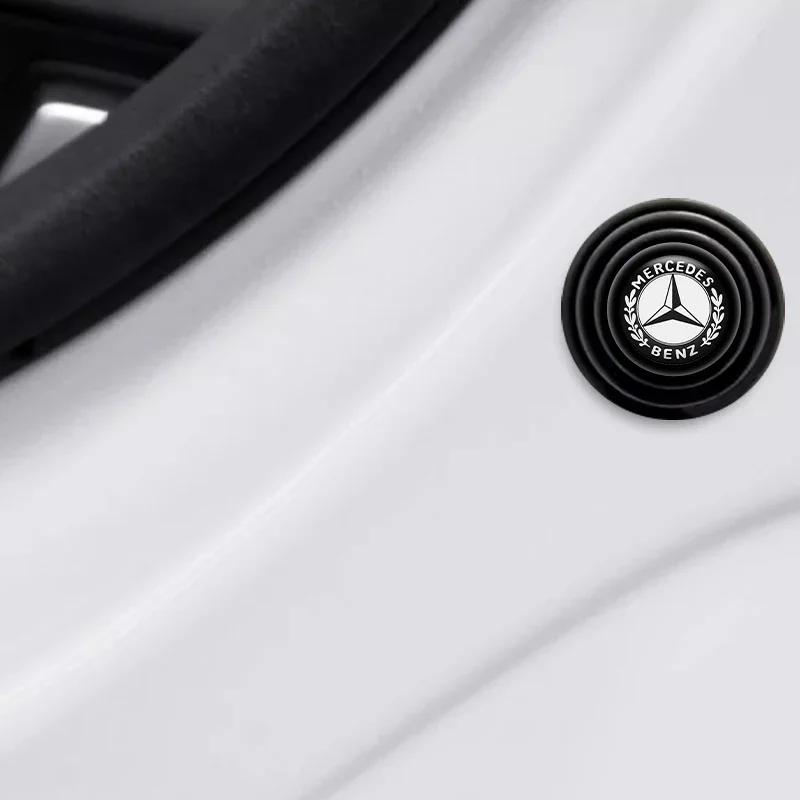 CRI1Car Door Shockproof Silicone Gasket Buffer Pad Sticker For Mercedes Benz AMG GLE GLS CLS GLC CLA GLA GLK GLB W203 W204 W205 W206
