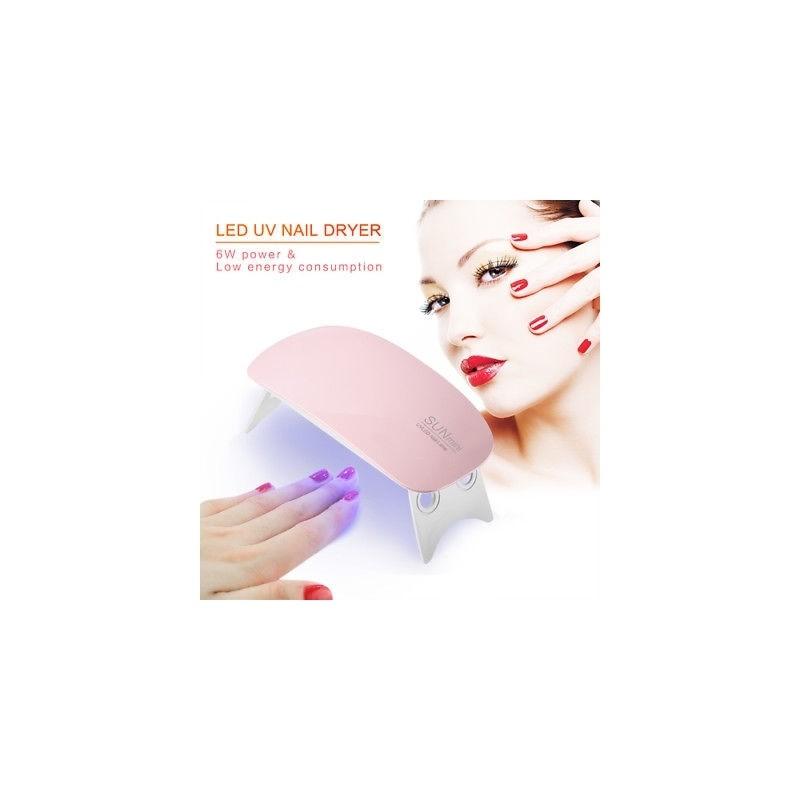 Portable Mini 6w Leds Uv Nail Dryer With Perfect Timer Settings For Nail Manicure