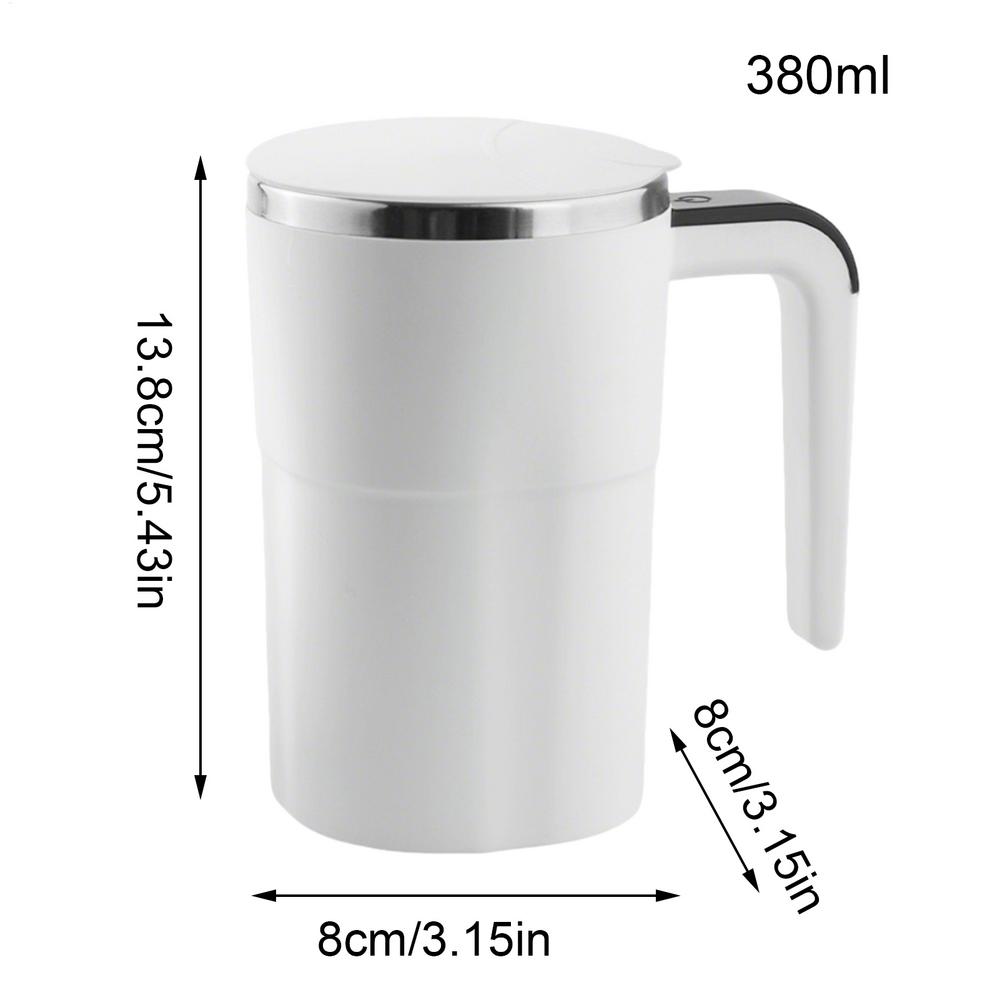 Automatic Mixing Coffee Cup Rechargeable Electric Stirrer Automatic Coffee Cup Stirrer For Milk Cocoa Hot Chocolate Drinks белый