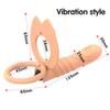 10 Frequency Double Penetration Anal Plug Dildo Butt Plug Vibrator for Men Strap On Penis Vagina Plug Adult Sex Toys for Couples