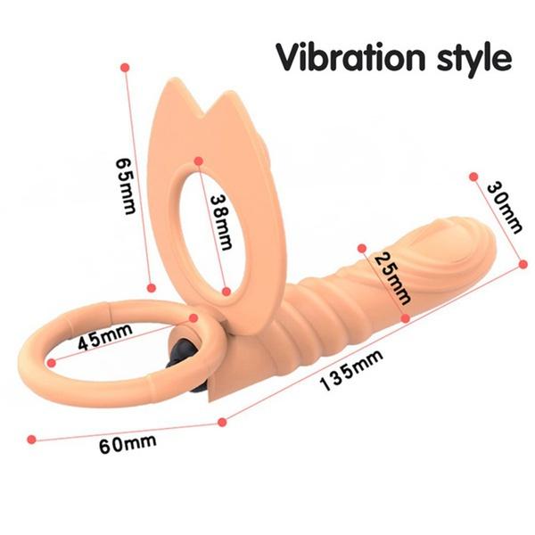 10 Frequency Double Penetration Anal Plug Dildo Butt Plug Vibrator for Men Strap On Penis Vagina Plug Adult Sex Toys for Couples