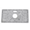 Aluminum Alloy Router Table Insert Plate with 4 Rings Screws For Woodworking Benches