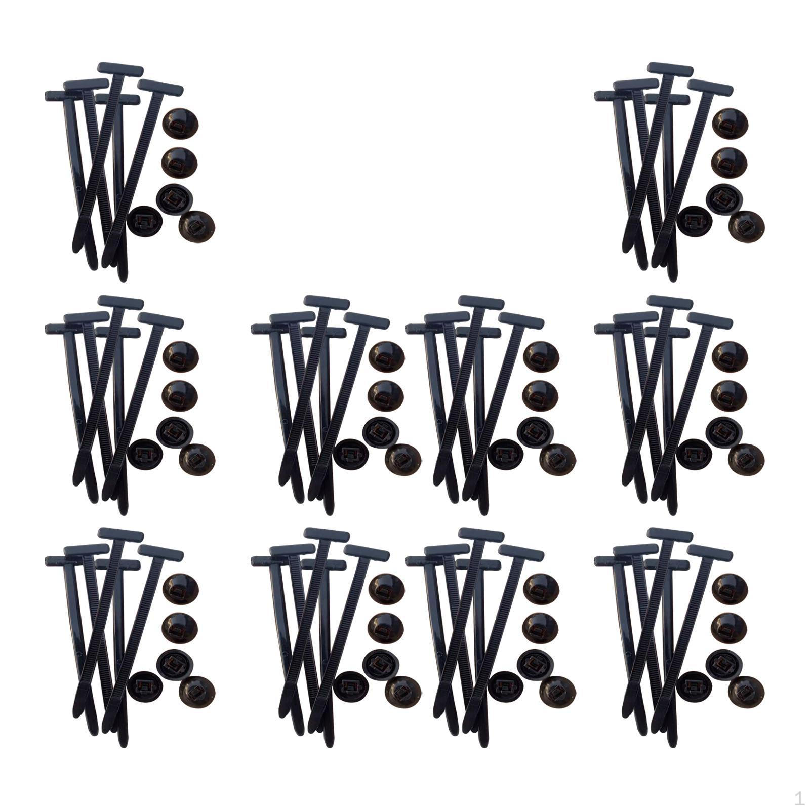 

Клипсы для крепления кабельных стяжек к брызговикам и панелям в транспортных средствах 50PCS