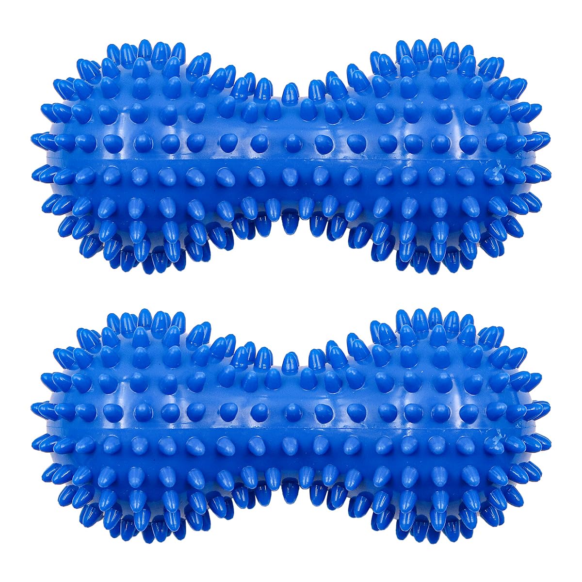 

2 NUZAMAS Peanut Massage Hand and Foot Massage Roller Balls for Muscle Trigger Point and Blue Balls, Relaxation, Yoga, Therapy, Acupressure,