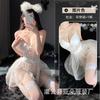 Sex Underwear Pure and Sexy Lace Transparent Tulle Pajamas Sultry and Tempting Skirt Free On the Bed