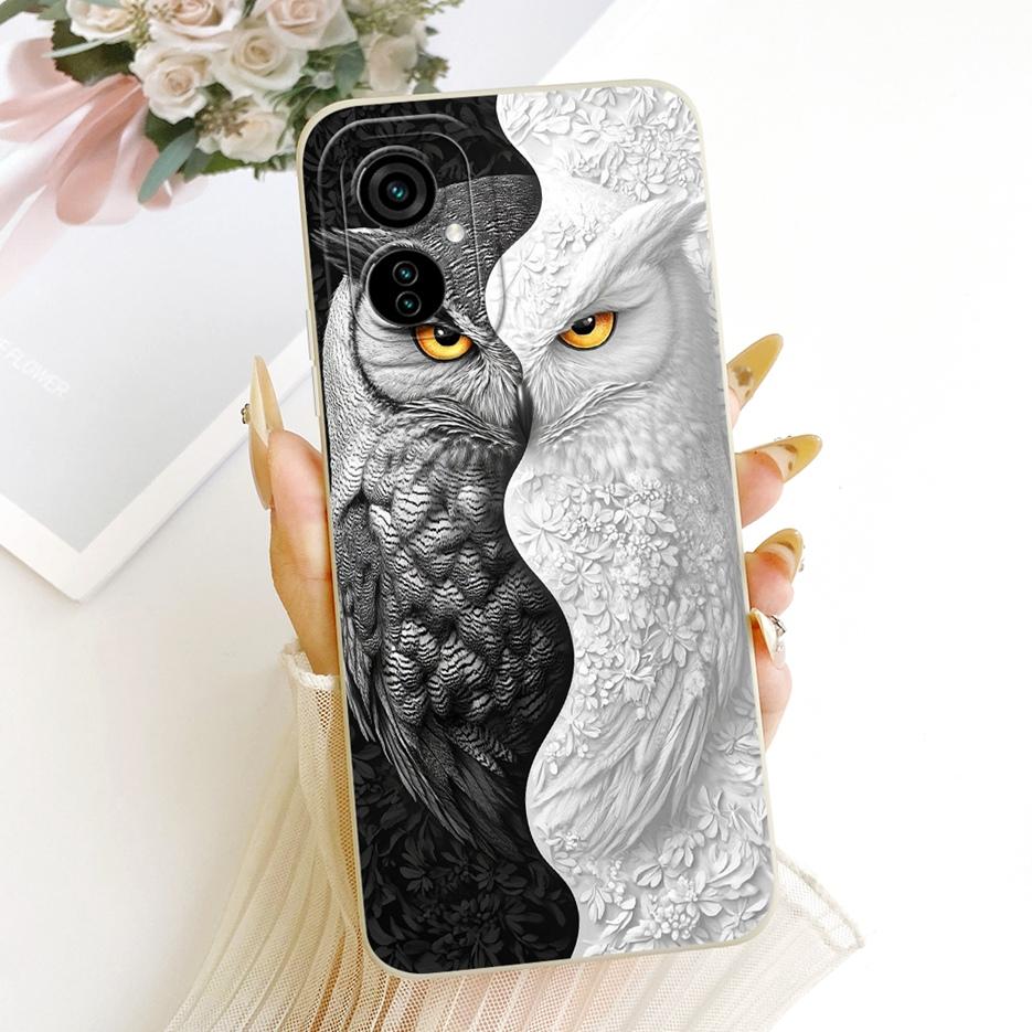 For Tecno Spark 9 Pro Case KH7 KH7n Cool Owl Dragon Painted Cover Soft Silicone Phone Case For Tecno Spark 9T Spark9T KH6 Fundas
