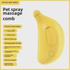 Rechargeable Electric Pet Comb with Spray for Shedding Control and Anti-Static Massage - Ideal for Cats & Dogs