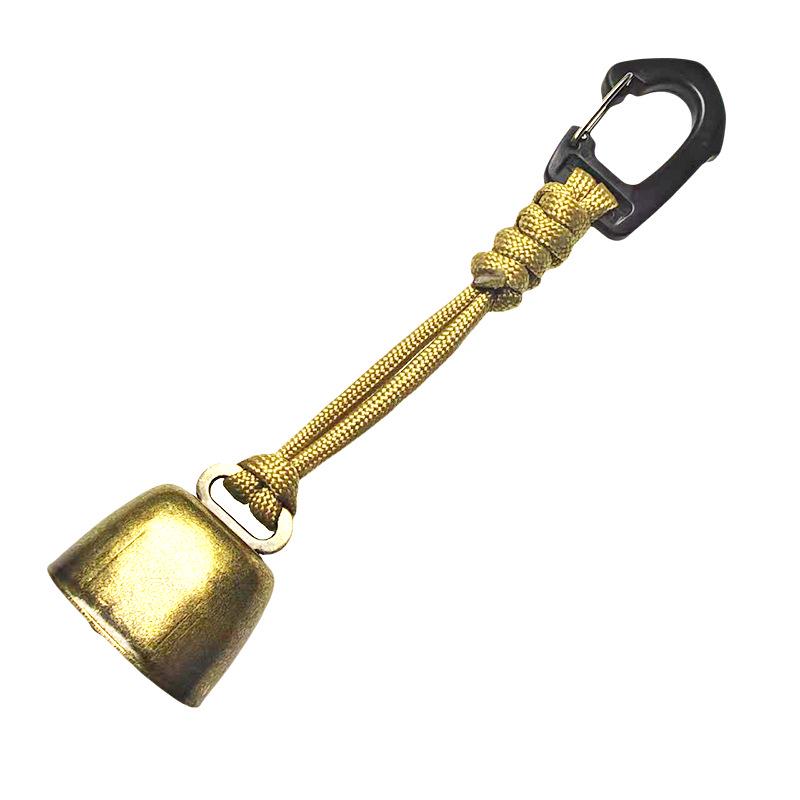 Japanese Style Vintage Cast Iron Bell Chime for Courtyard, Balcony, or Camping Tarp Use.