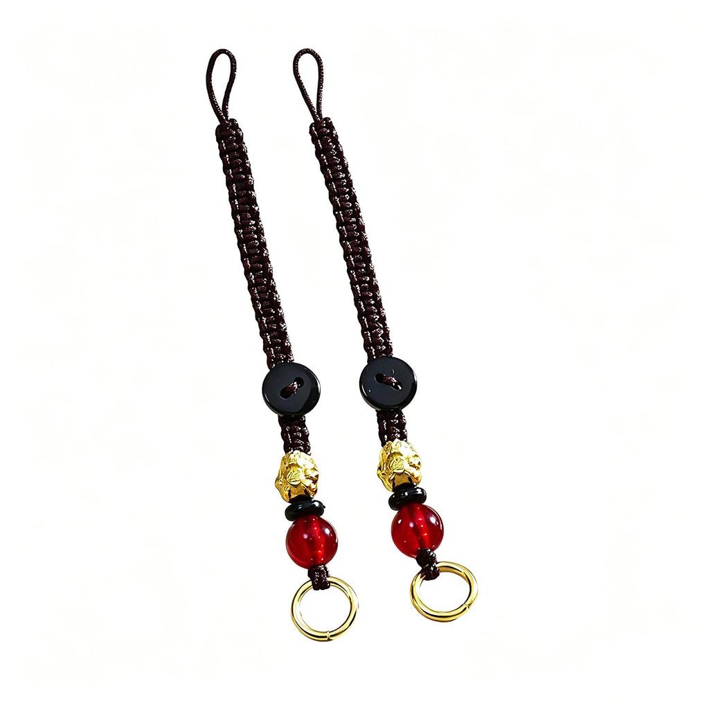Bronze Taoist Peace Pendant: True Martial Emperor Xuan Tian, Heavenly Blessings & Five Thunder Command Keychain
