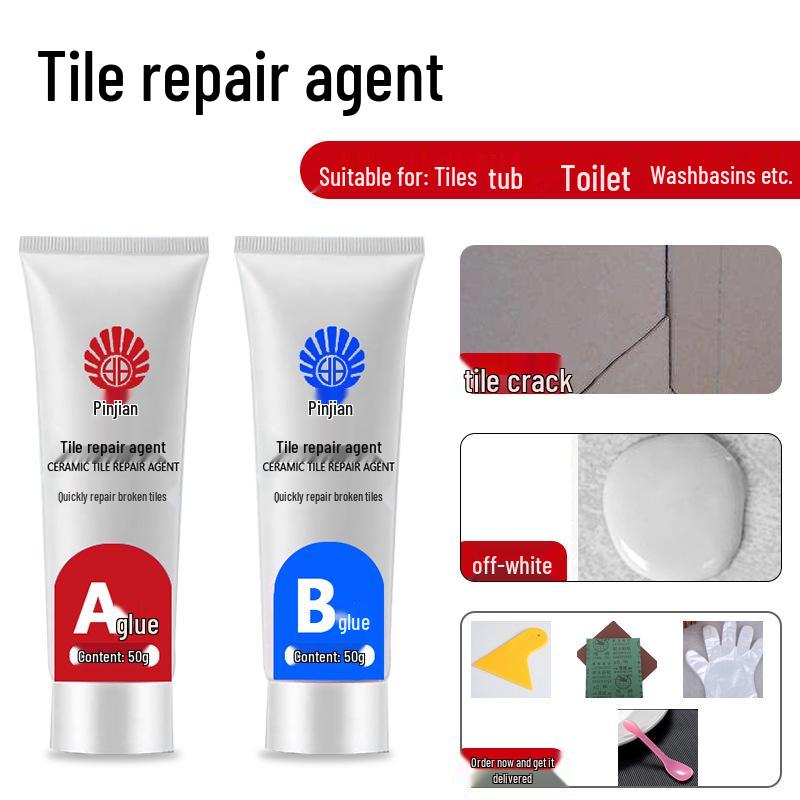 Quick-Dry Tile  Grout Repair Paste for Marble, Ceramic, and Sink Pits
