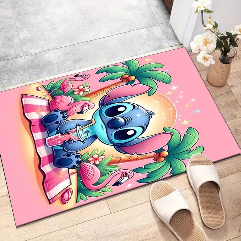 1pc S-Stitch Design Printed Area Rug Carpet for Bedroom Living Room Home Decor Rugs Mat Non Slip Mat Rug for Bedside
