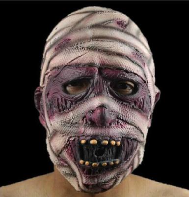 Masque Halloween en Latex Écologique: Design Diable/Momie/Fantôme