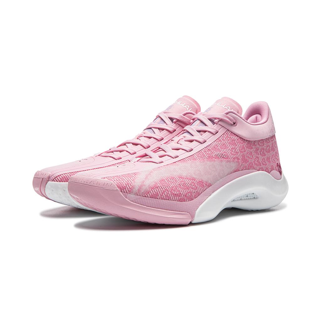 Scarpe da Basket Li Ning Yushuai 20 Mid top Uomo Legno di Pesco Rosa ABAW003-5
