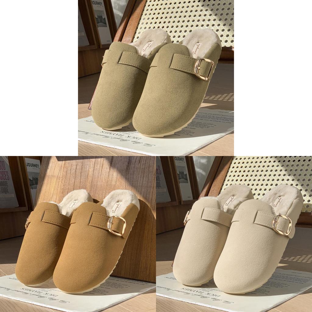 Womens Plush Slippers With Non Slip Tpr Sole For Cozy Home Indoor Comfort