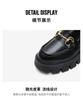 Sijiatu Spring New Horse Carrying Buckle Le Fu Shoes, One Step Single Shoes, Women's Leather Shoes A5318AA5