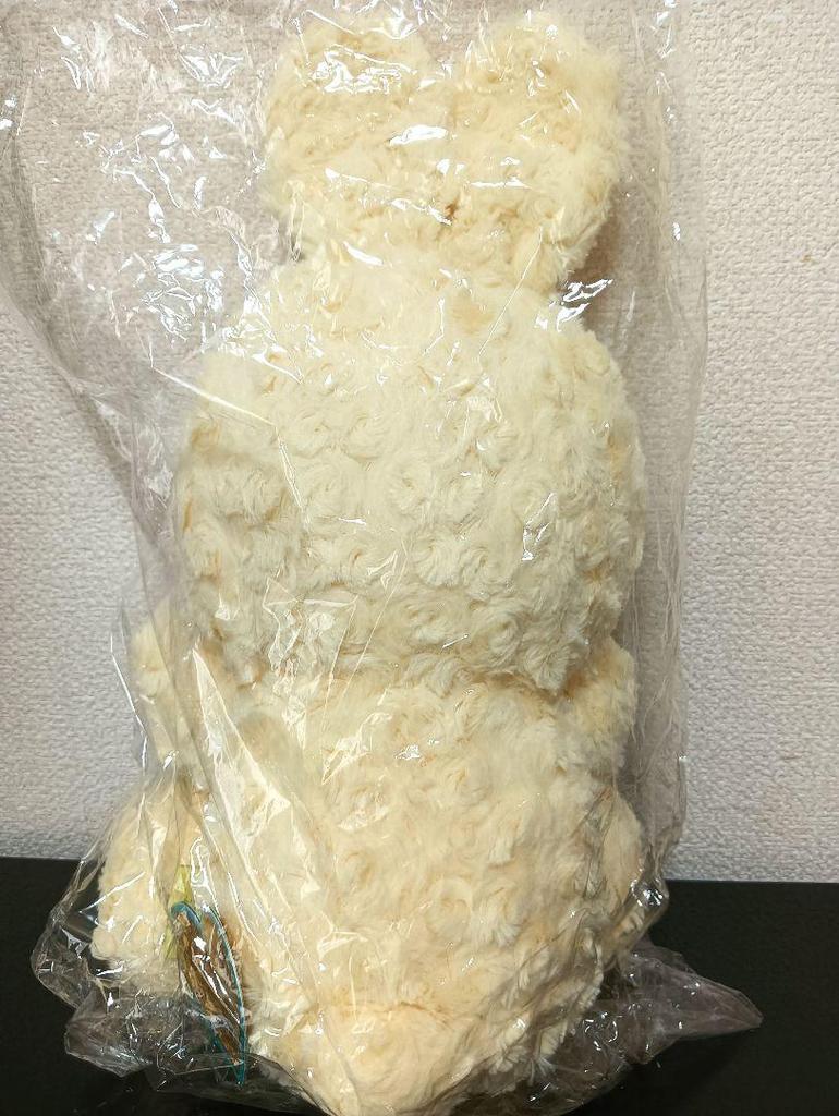 [USED] Rabbit Plush Toy November Topaz Teddy Bear Scorpio Sagittarius Rose Boa