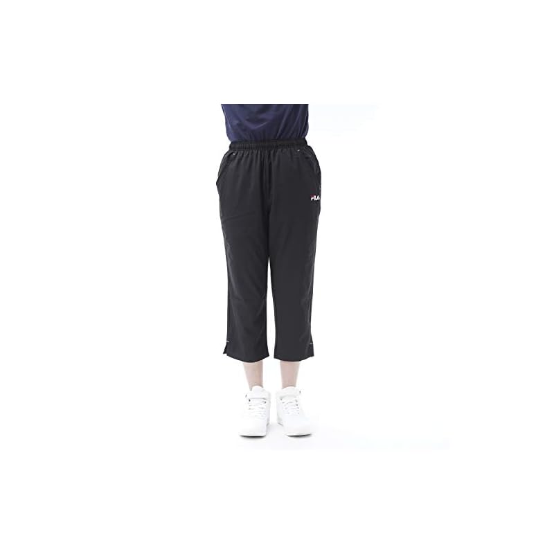 [Fila] FITNESS R Bottoms 2-Way Stretch 6/10 Length Pants Women's BK Japan L (Equivalent to Japanese Size L)