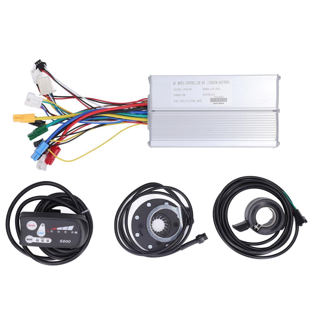 30A 1000W Motor Brushless Controller Kit Speed Controller Set with S800 Panel for Electric Bike Scooter