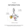 Charms Copperchampagne Guitar Music Party Beads Fit Charms Plataoriginal Bracelet Women Jewellery Making Fine Gifts