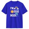 IM Dead Inside Cotton TShirt For Unisex Summer Y2K Basic TShirts Crew Neck Hippie Tee Shirt Big Size Custom Logo Clothes