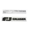 3D ABS Car FJ CRUISER Letter Logo Sticker For Land Cruiser Decals Emblem Badge Auto Rear Back Trunk Styling Accessories UY2